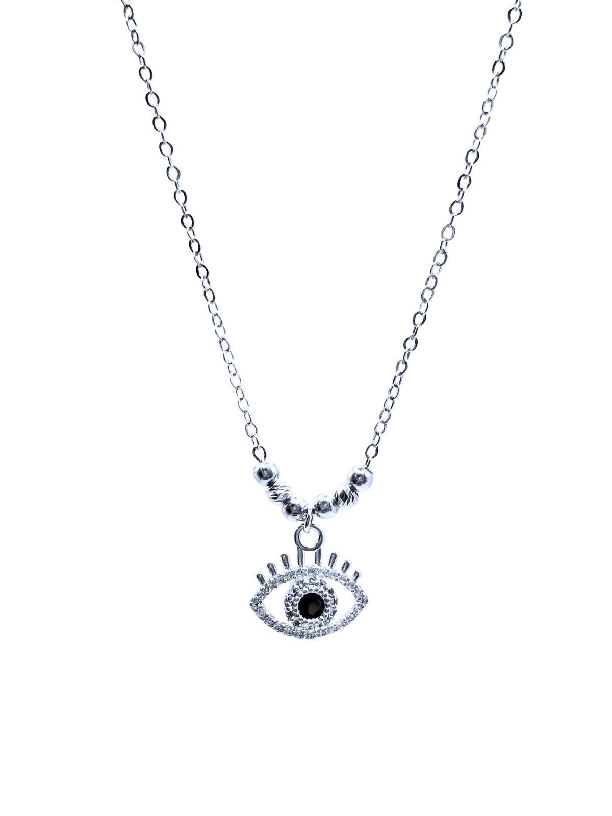 Collar ojo zirconia