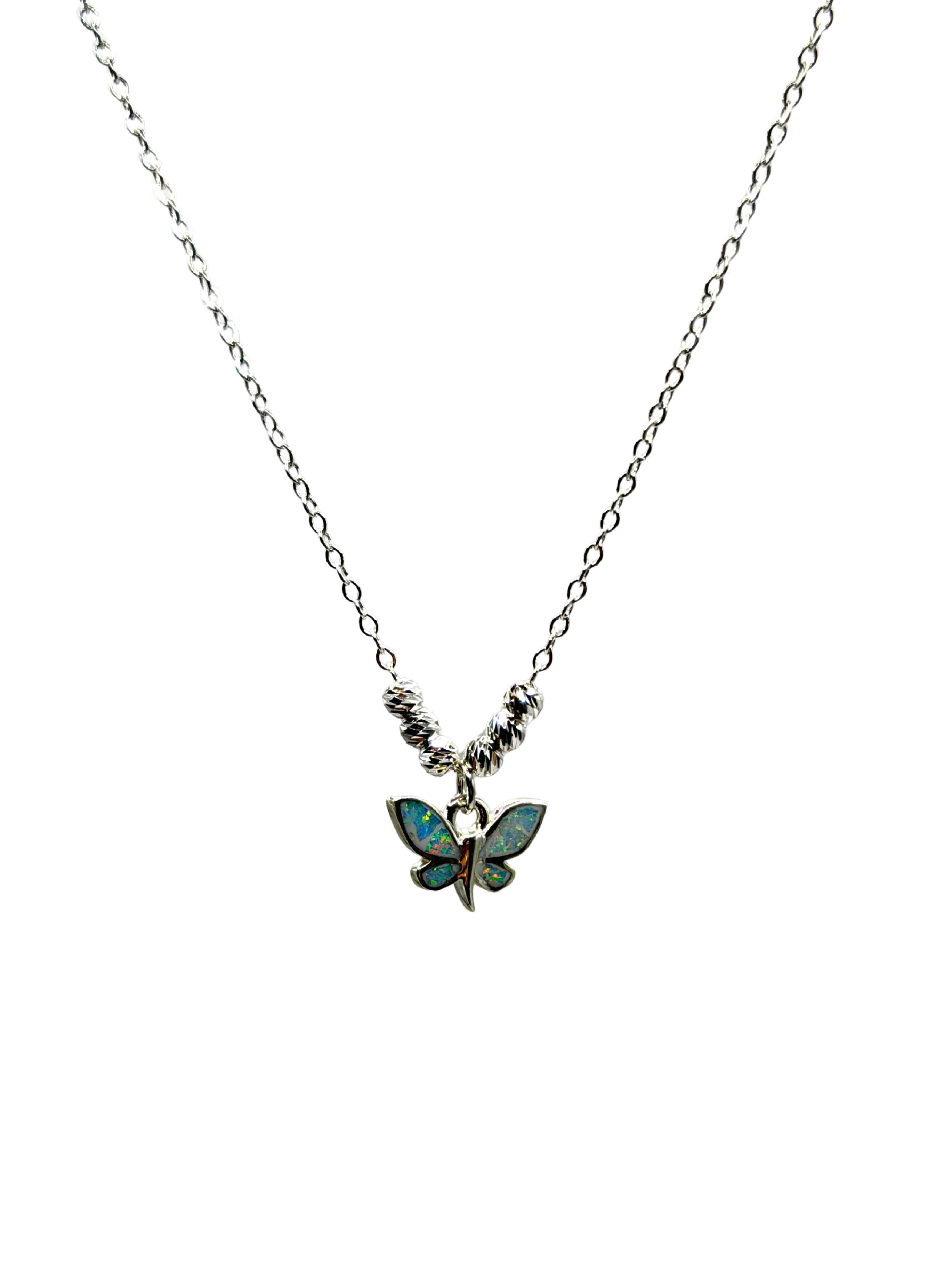 Collar ópalo libelula