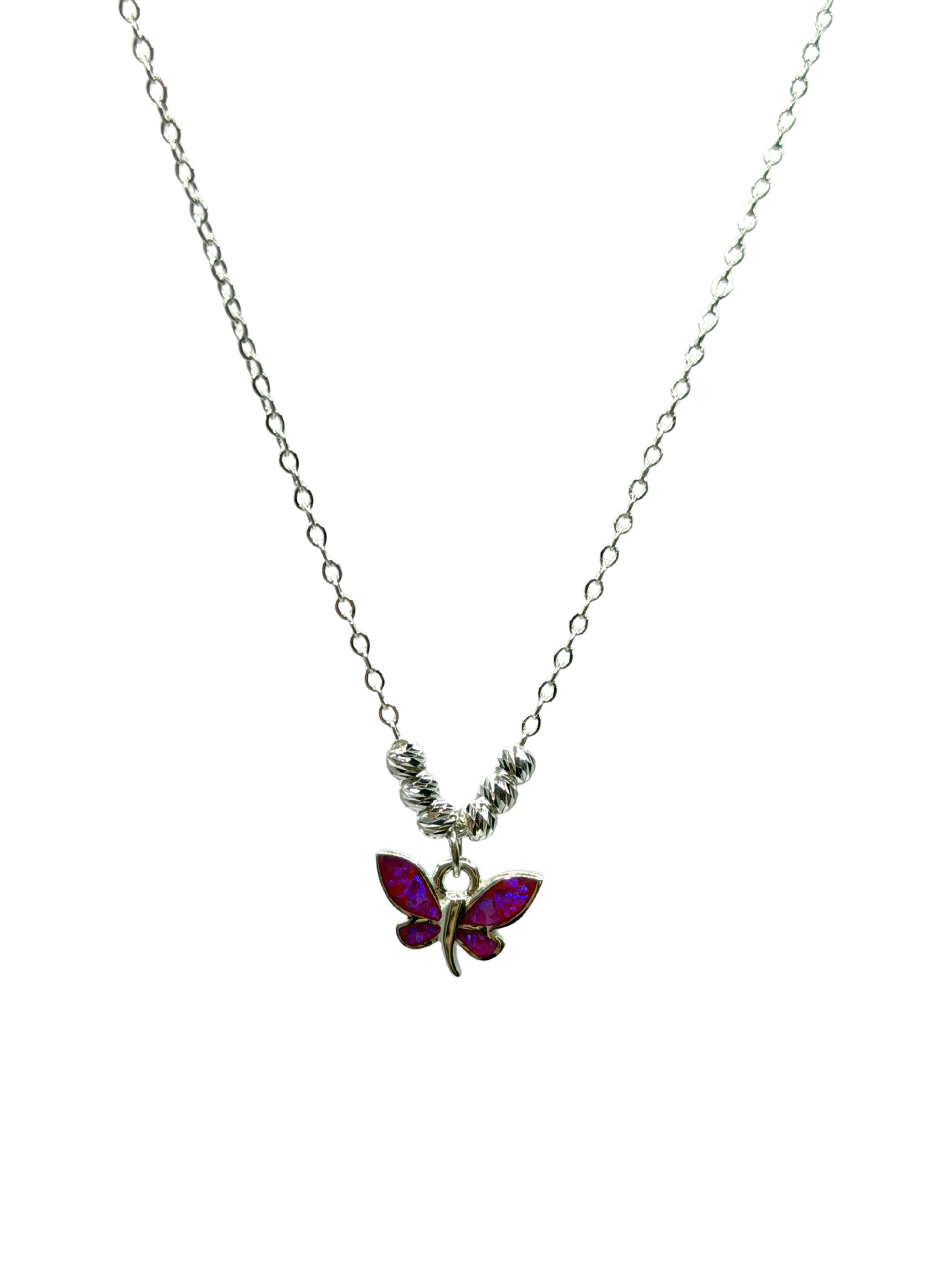 Collar ópalo libelula