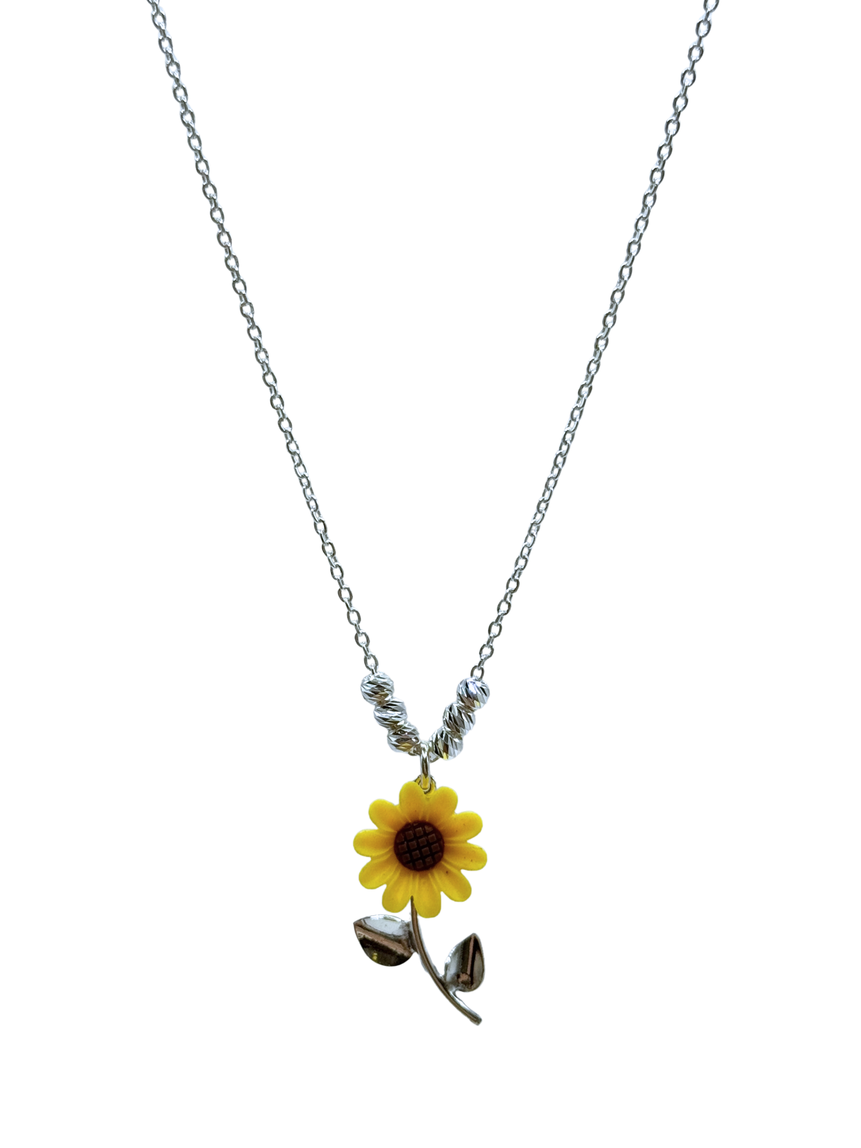 Collar flor de girasol