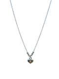 Collar corazón bombeado