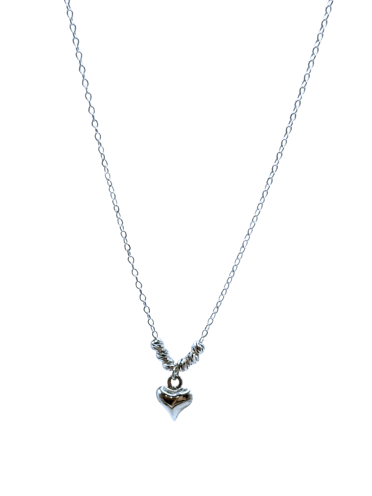 Collar corazón delgado