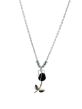 Collar flor onix