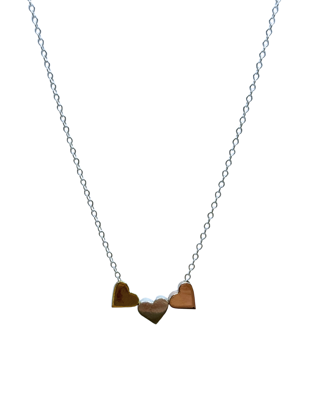 Collar 3 corazones