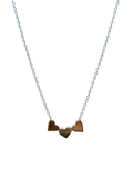 Collar 3 corazones