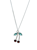 Collar cerezas con zirconia