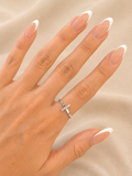 Anillo cruz horizontal