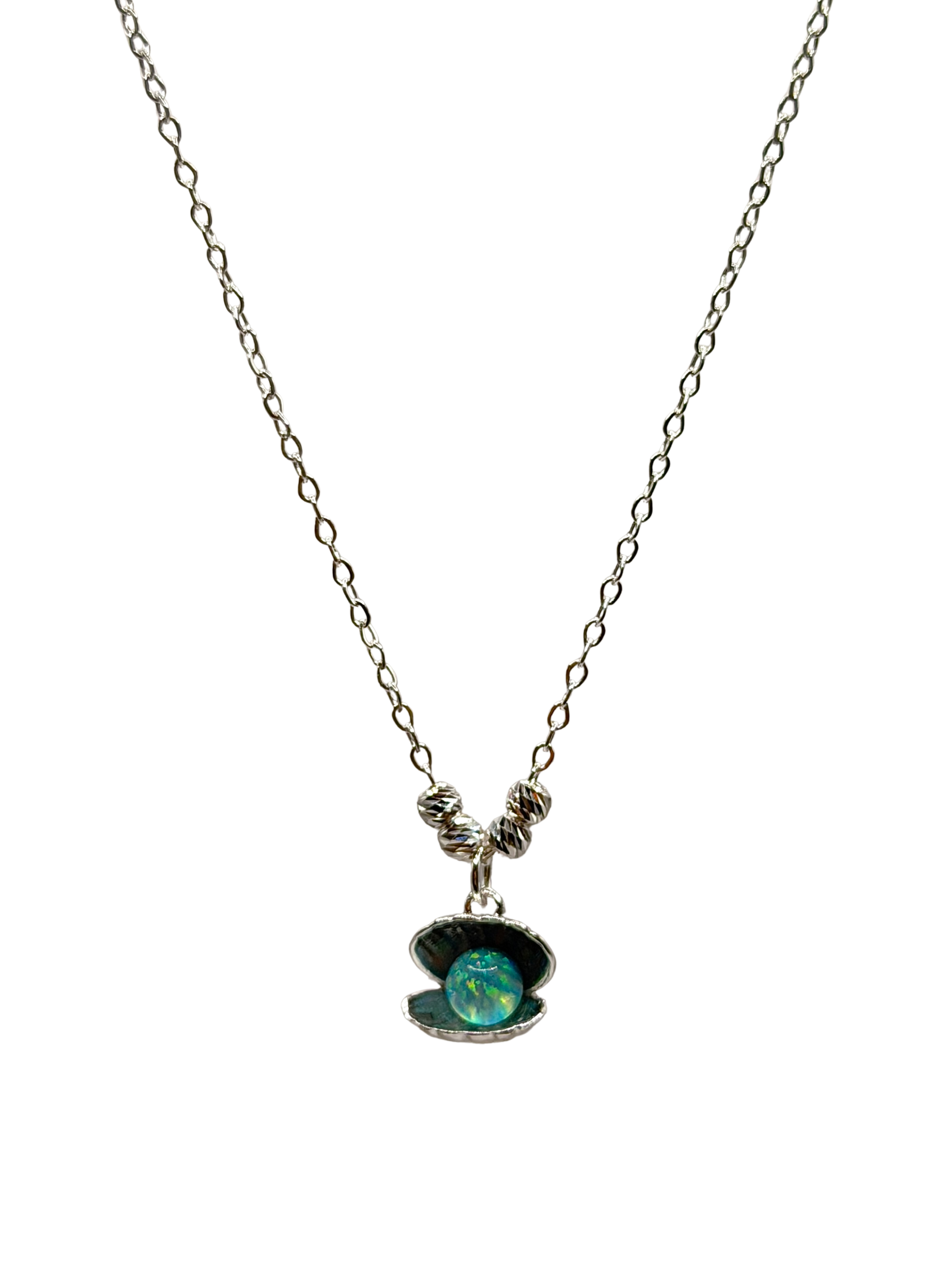 Collar ópalo concha