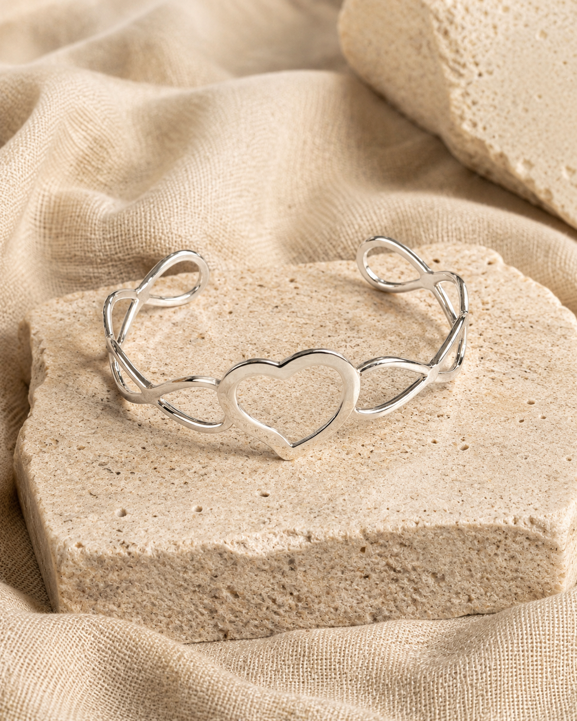 Brazalete corazón infinito