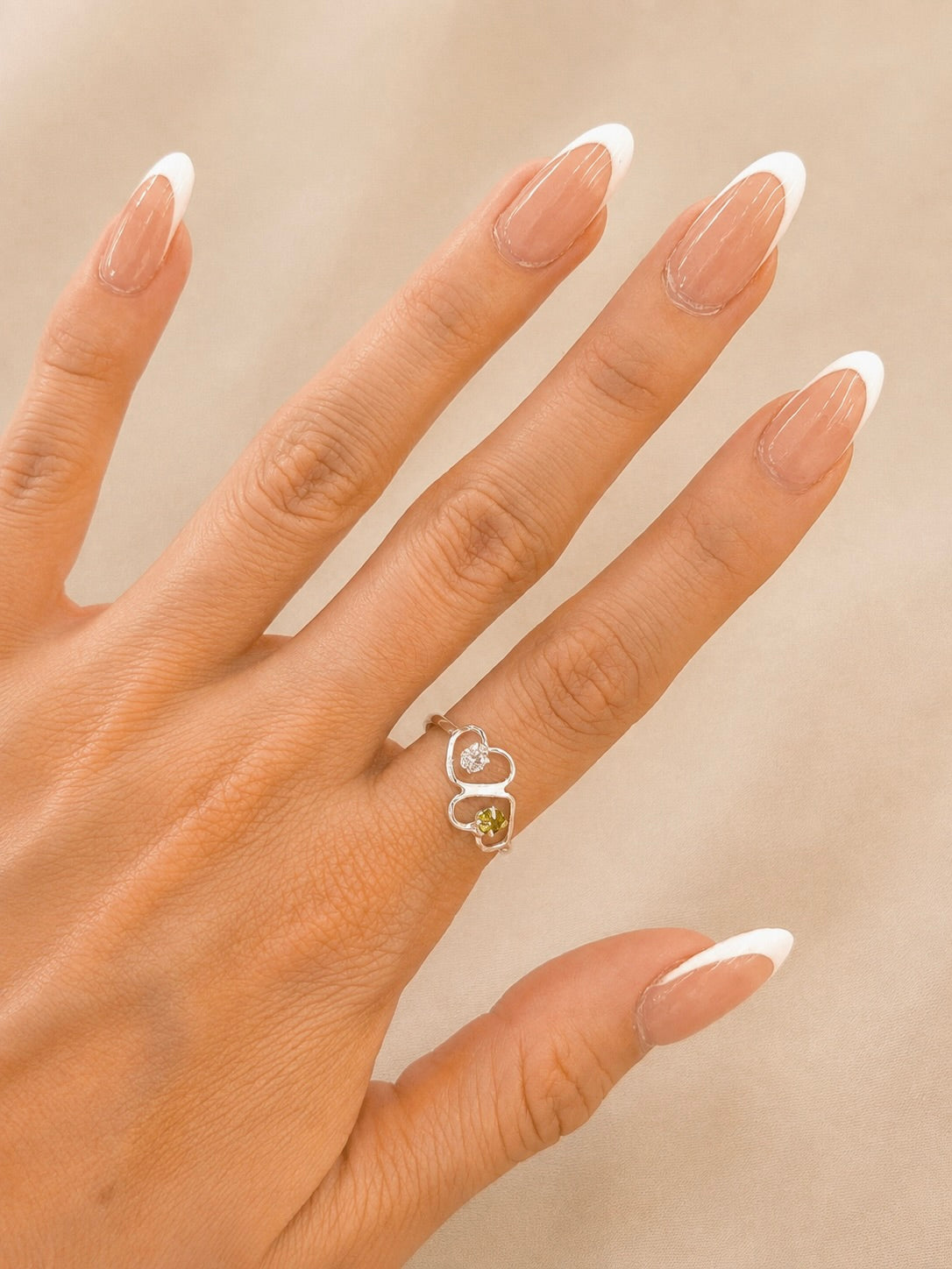 Anillo 2 corazones