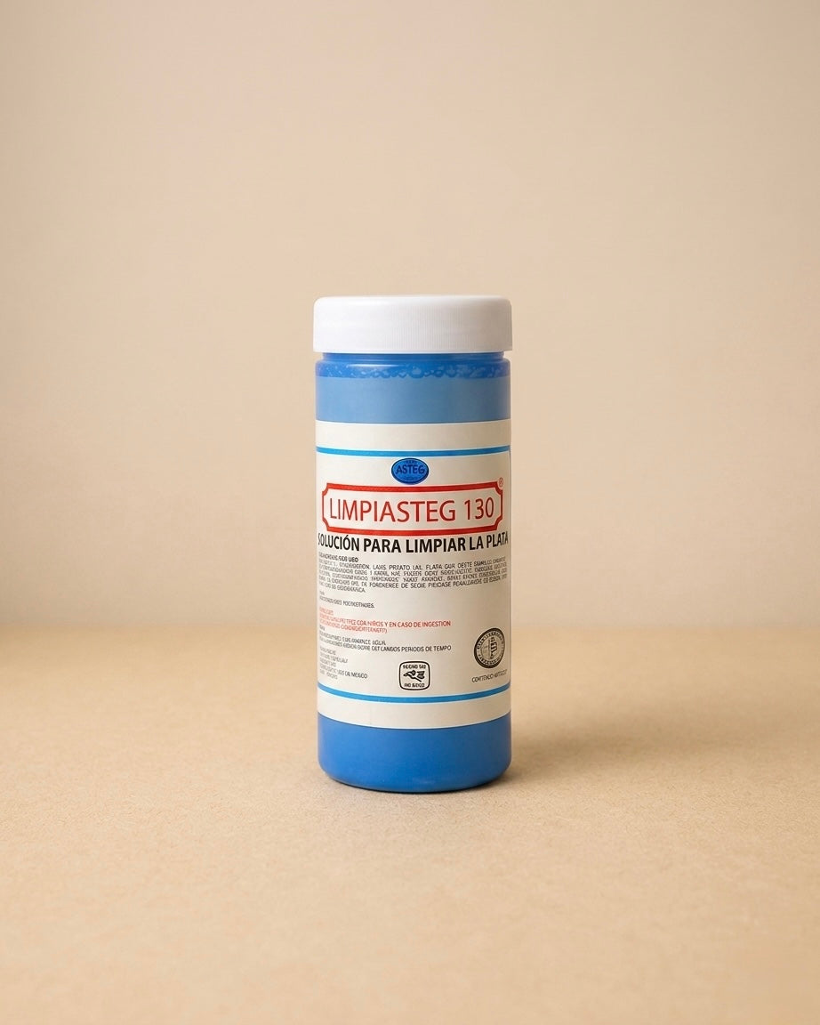 Liquido limpiador para plata