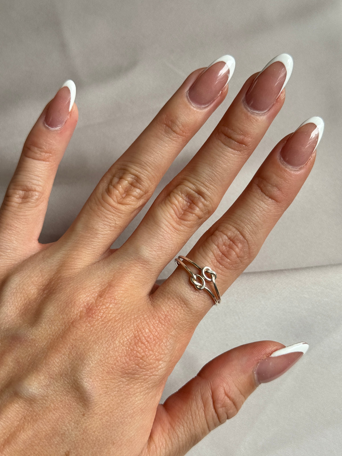 Anillo doble nudo